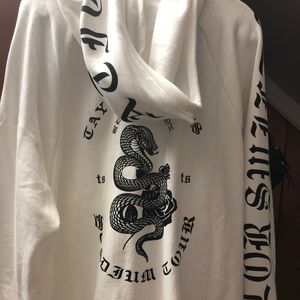 Taylor Swift Reputation Tour White Hoodie